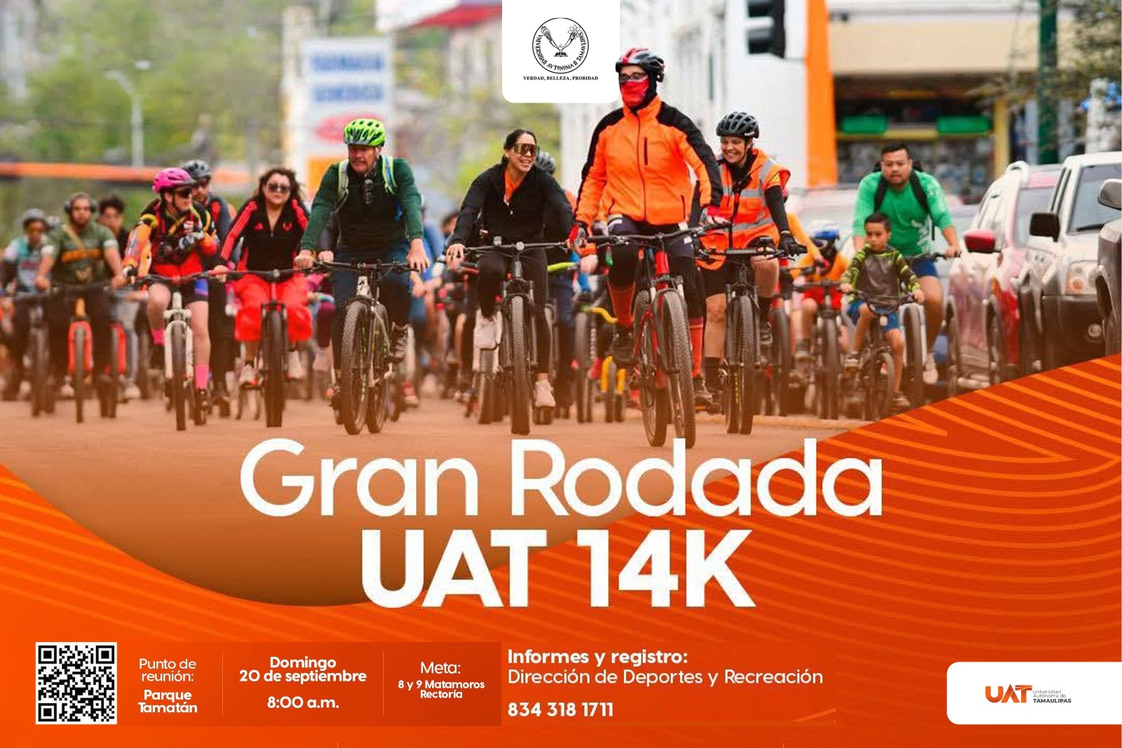 Preparan la Gran Rodada UAT 14K en Ciudad Victoria