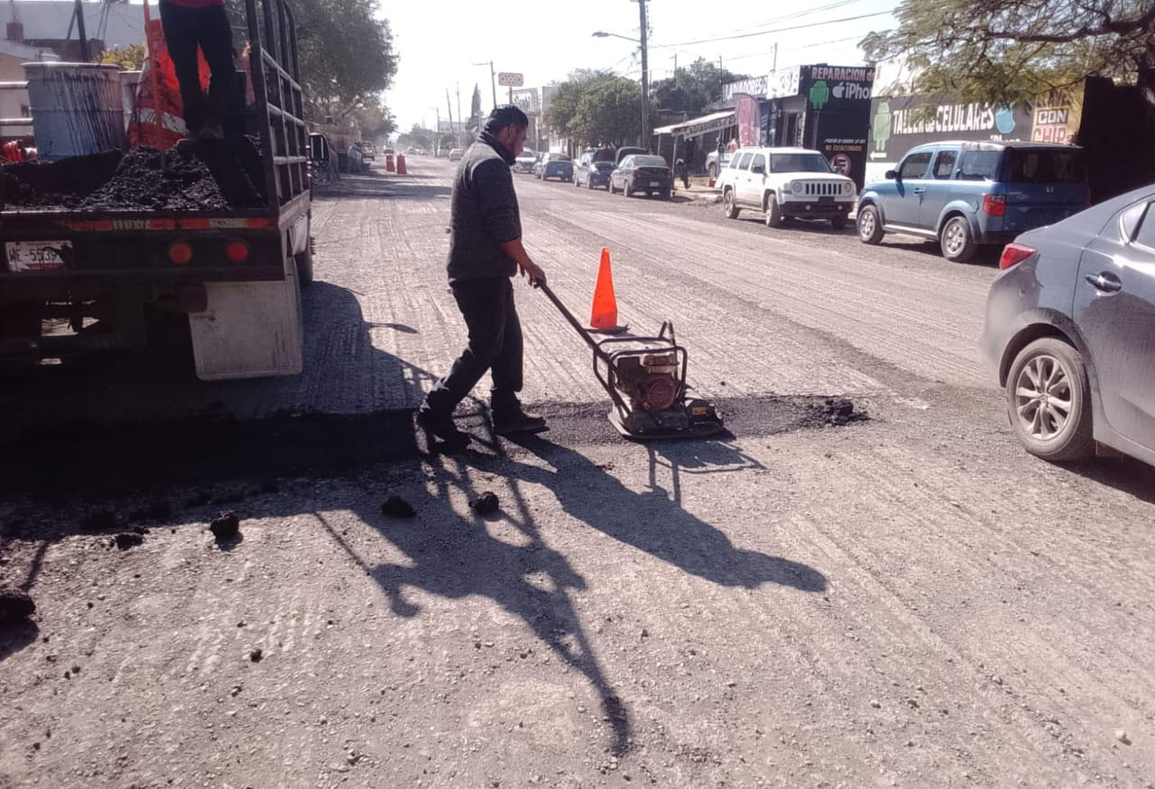Rehabilita Gobiermo de Gattás calles dañadas por lluvia