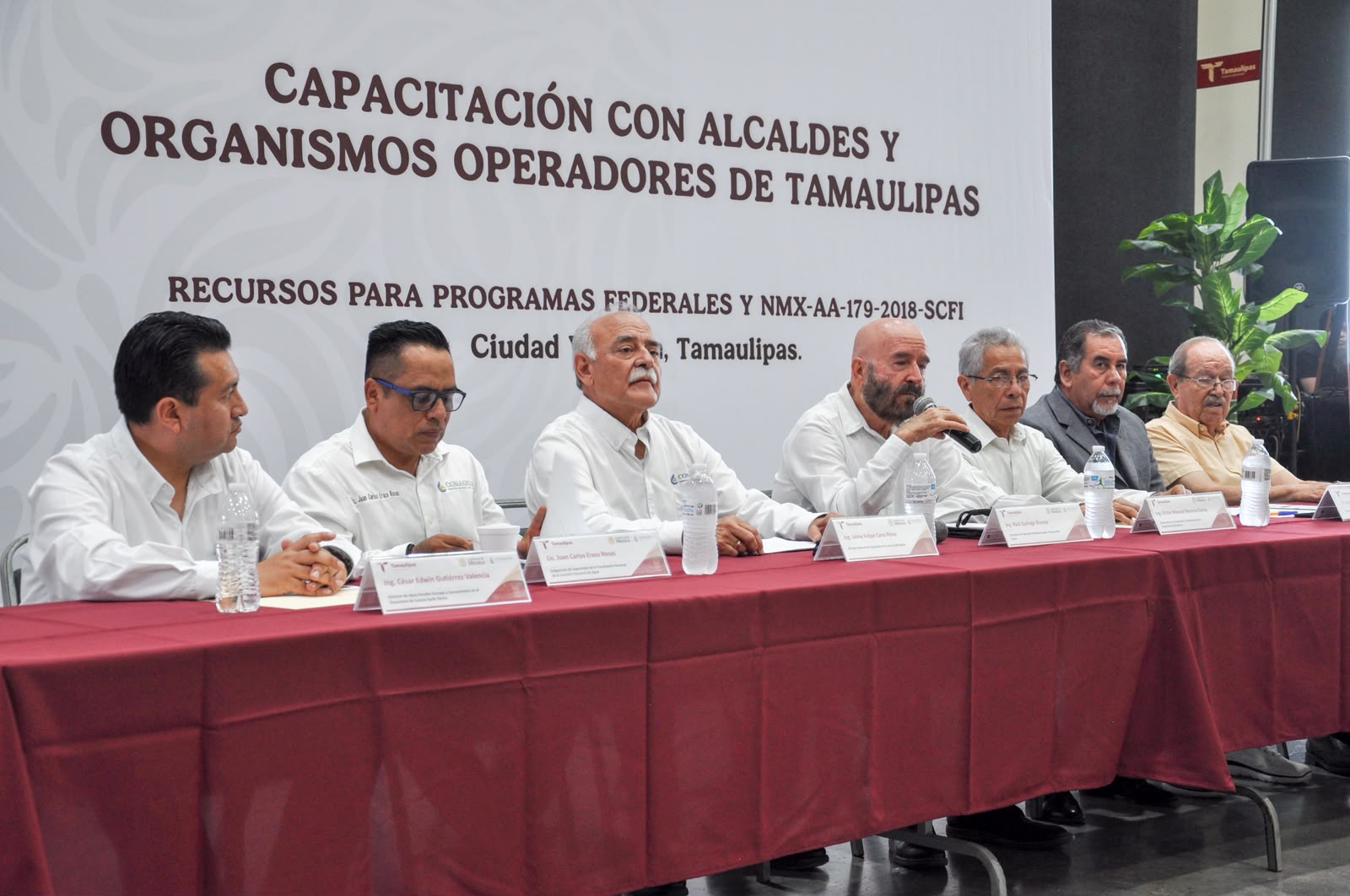 'Busca Tamaulipas mejorar la medición y el registro de los volúmenes de agua utilizados en cada Municipio...'