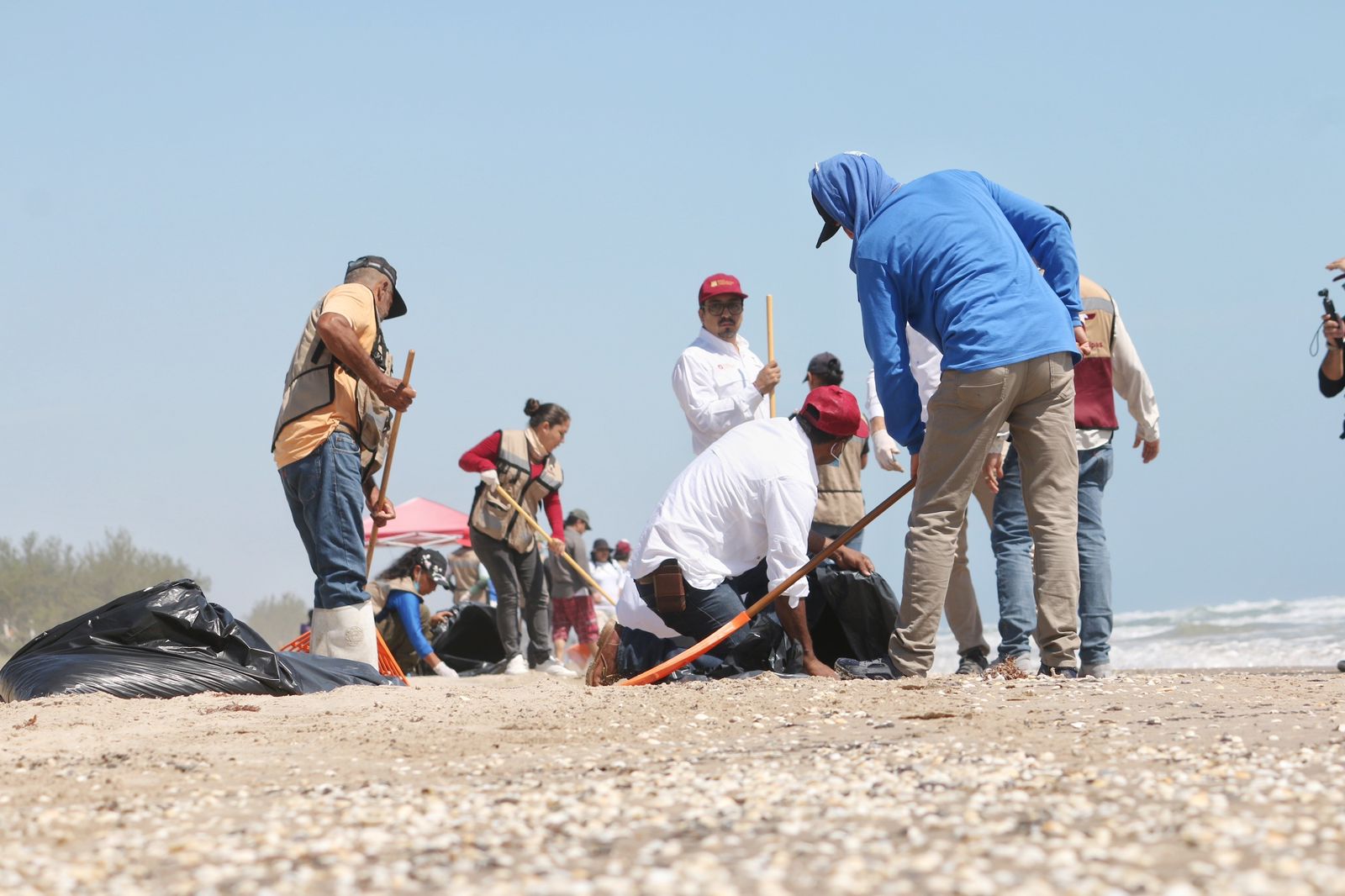 Enfocan Estado y Federación saneamiento de litoral para tranquilidad de visitantes