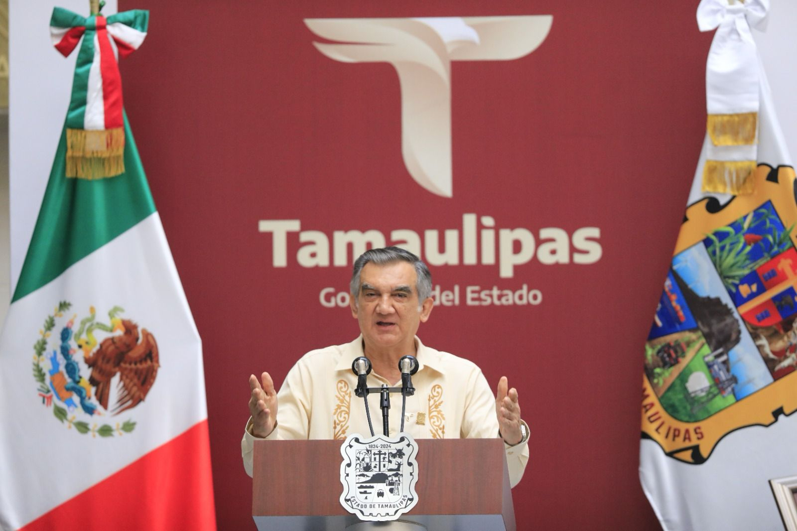 Reconoce gobernador a Protección Civil y a Servicios Aéreos de Tamaulipas