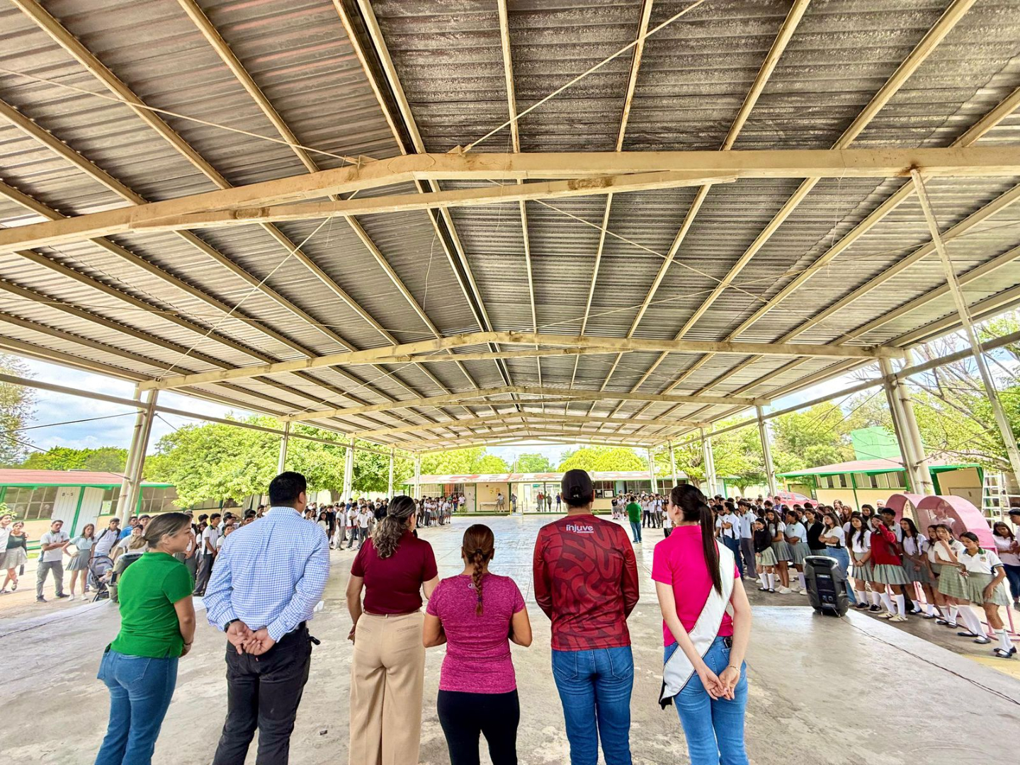 Se suma juventud tamaulipeca, desde las aulas, al llamado institucional por la Paz