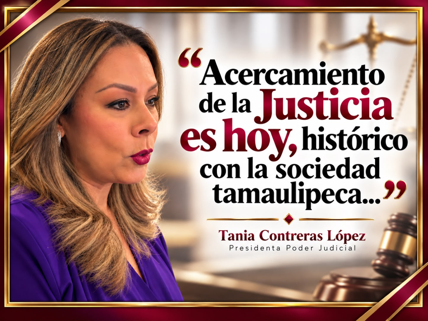 Transparencia, eje central del Nuevo Poder Judicial: Tania