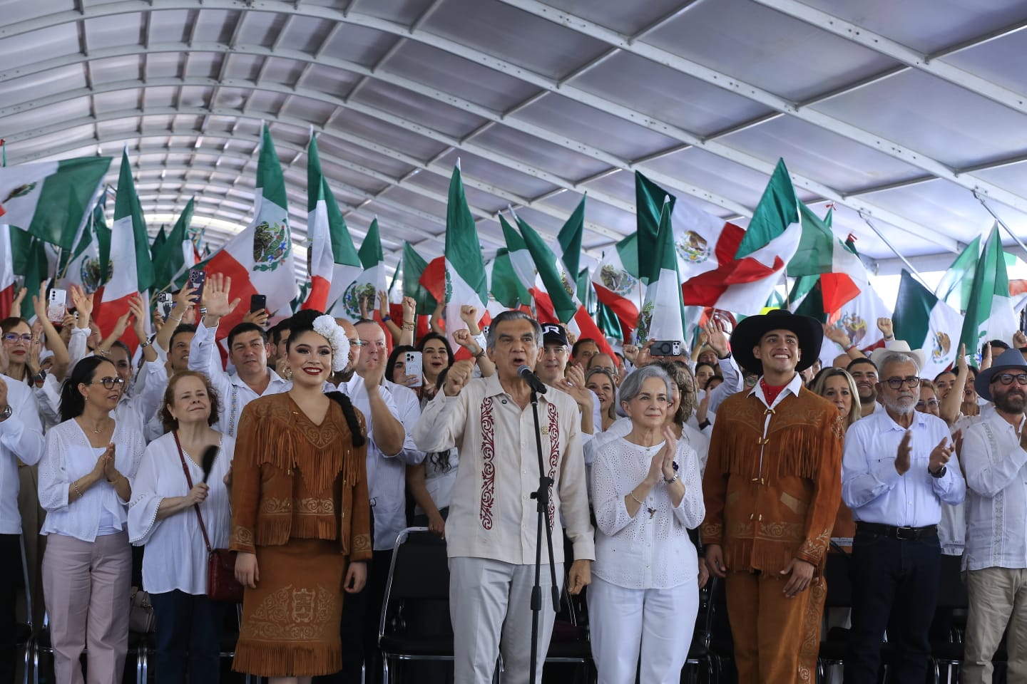 A dos años, usted Presidenta, cuenta con el pueblo de Tamaulipas: AVA