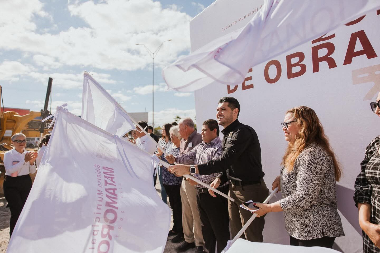 Alcalde Beto Granados da arranque de Obra en la Avenida Pedro Cárdenas, a la altura del Ejido La Luz