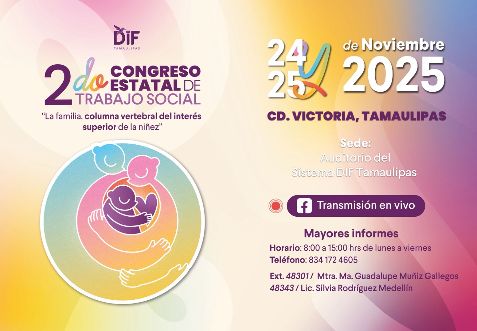 Invita DIF a Congreso Estatal de Trabajo Social