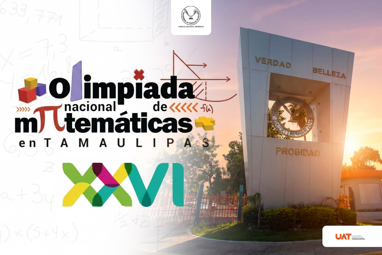 Invita la UAT a concursar en Olimpiada Nacional de Matemáticas