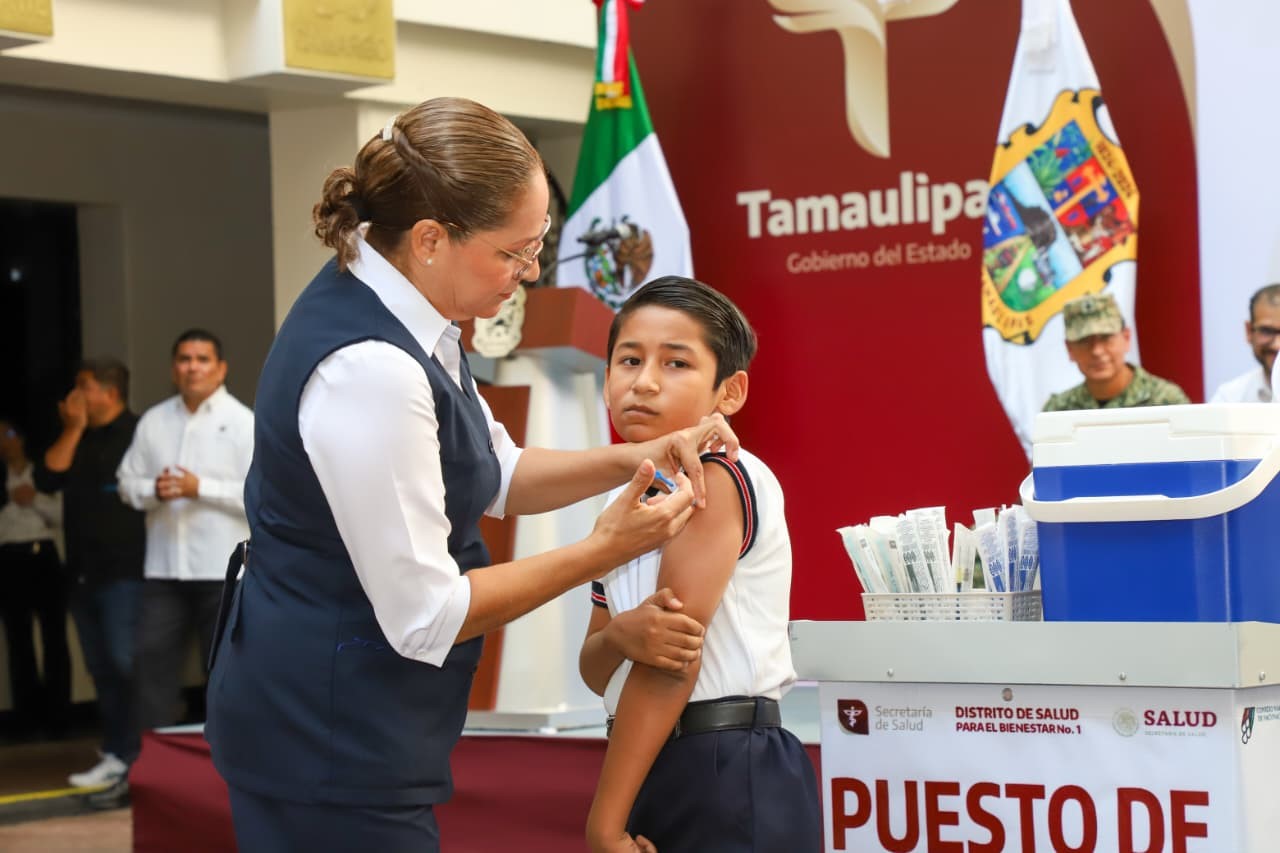 Va Tamaulipas por más de 1 millón de dósis en Campaña de Vacunación Invernal 2026-2027