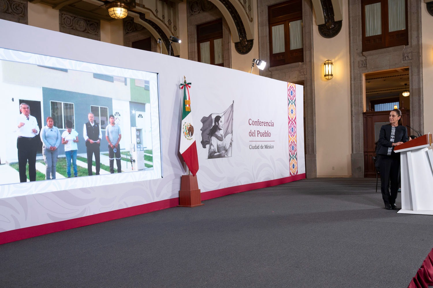 Entregan Sheinbaum, desde La Mañanera, y AVA y Oropeza aquí,  nuevas Viviendas a tamaulipecos