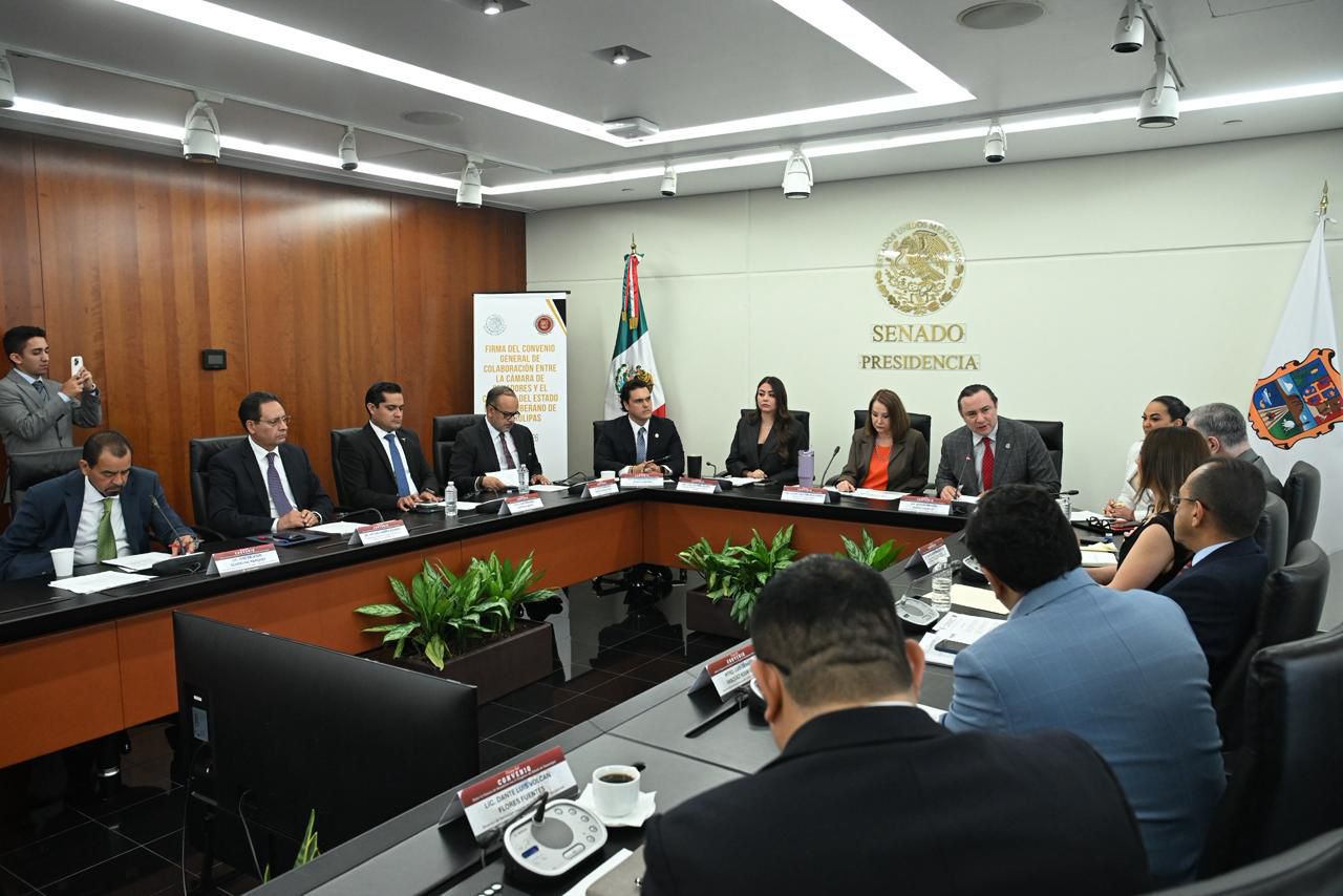Signan Congreso del Estado y Senado Acuerdo para elevar calidad de labor parlamentaria