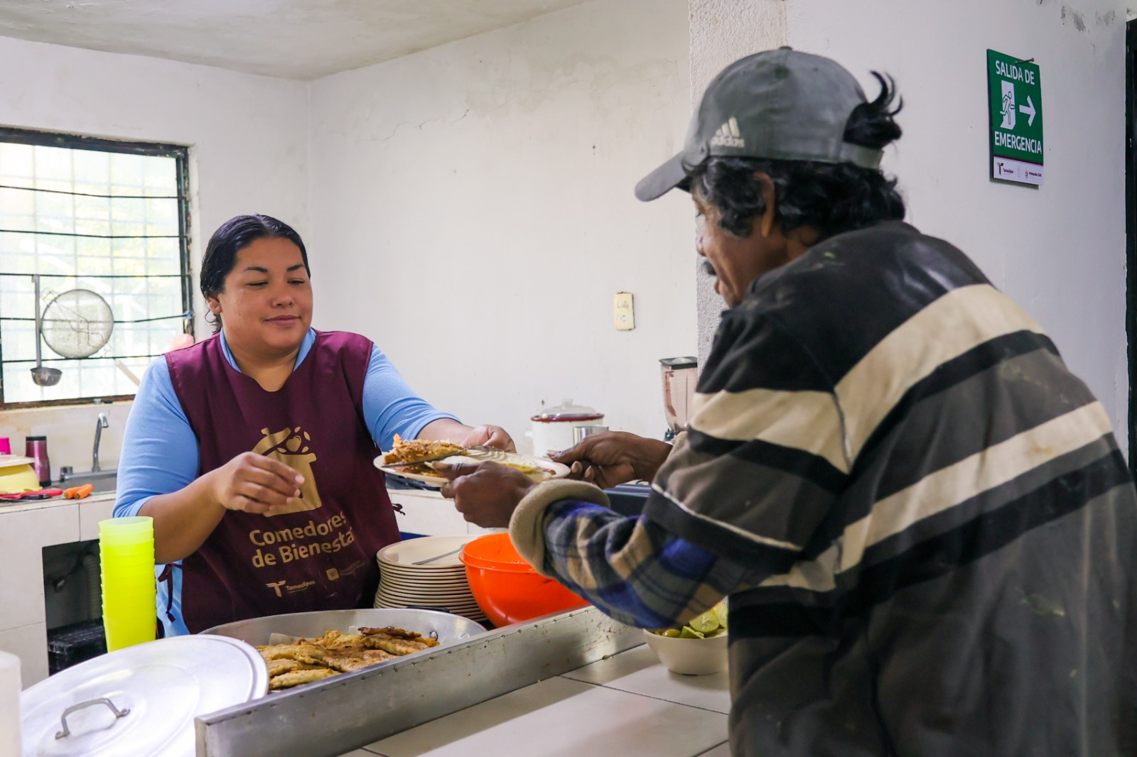 Atiende SEBIEN a 2 mil 600 comensales por semana en Comedores-Bienestar