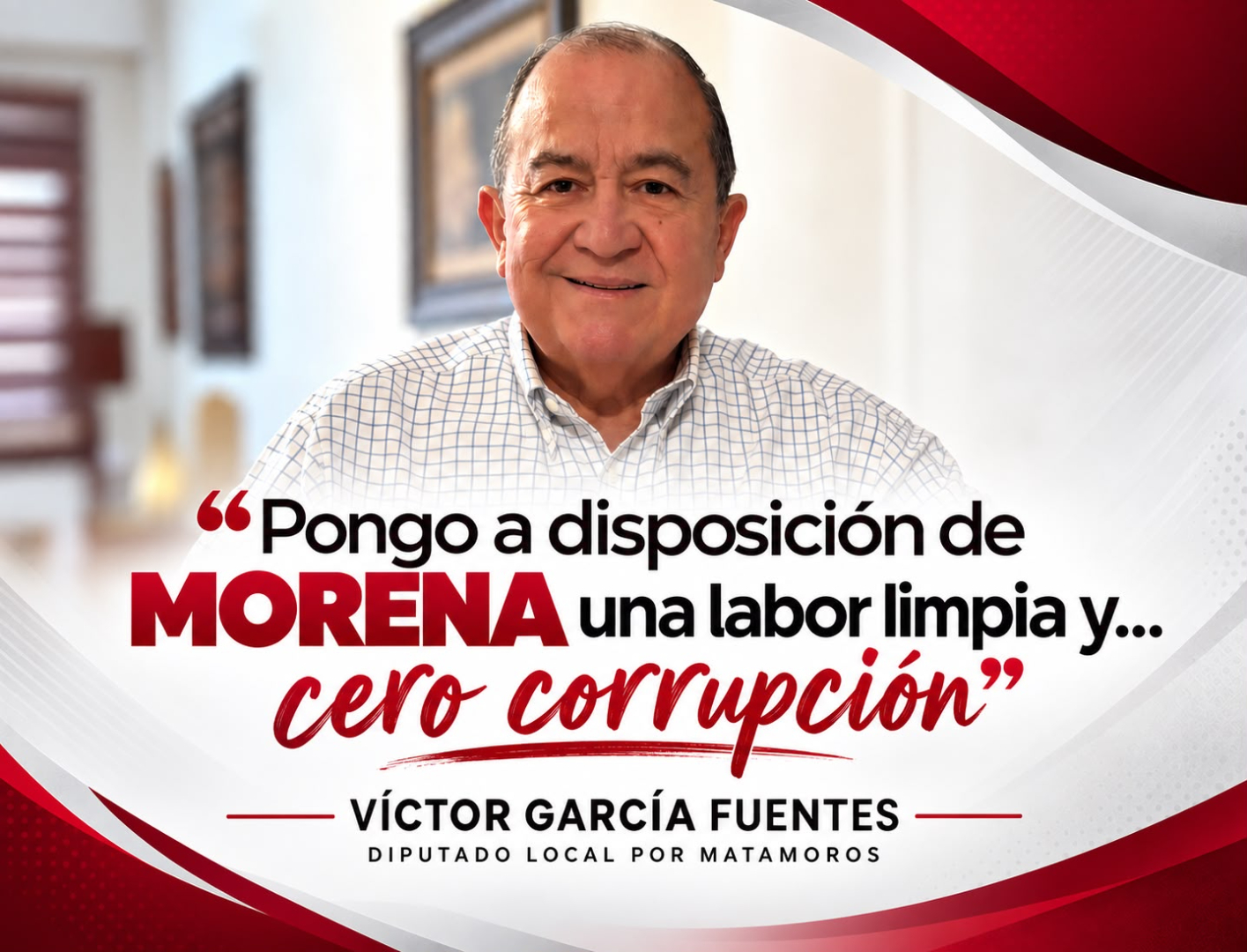 Si en 2027 le va bien a MORENA, le irá muy bien a los tamaulipecos...: VGF