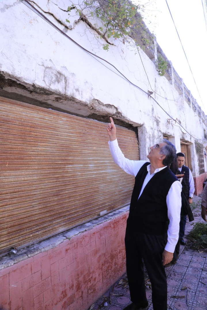Transformará Américo edificio abandonado en modernas oficinas gubernamentales