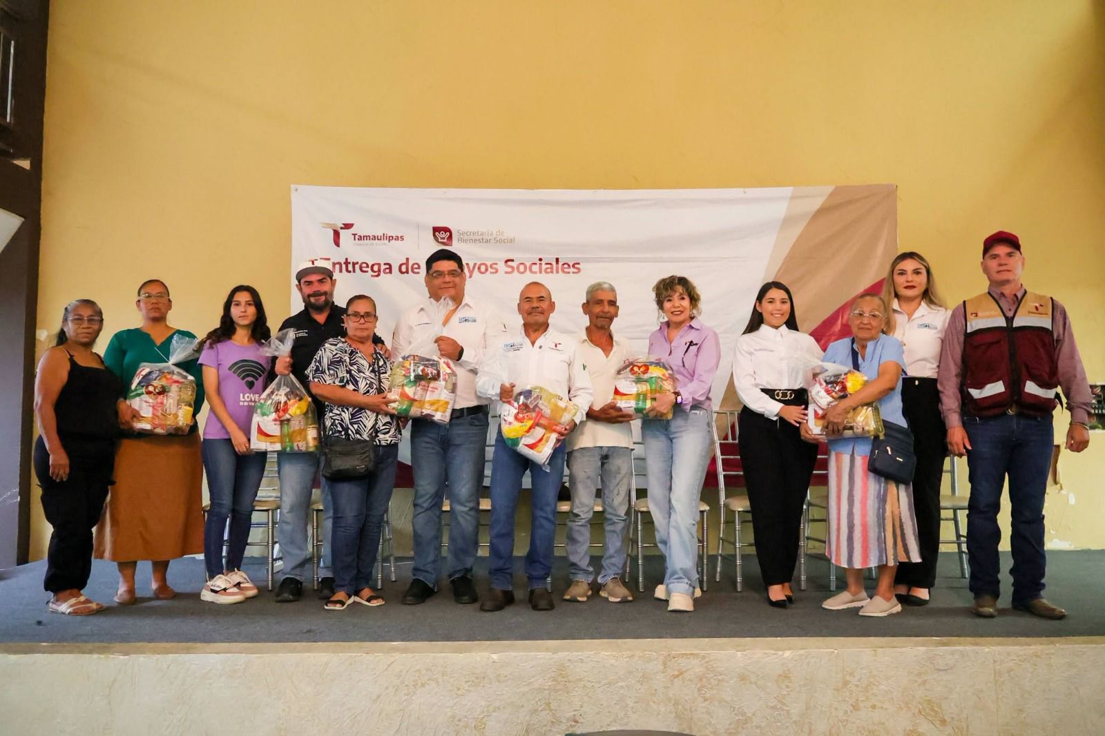 Van apoyos sociales a Camargo y Miguel Alemán...: SEBIEN-Tamaulipas