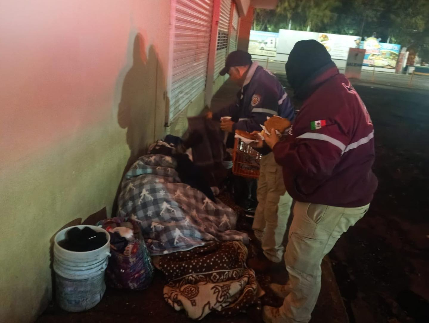 Cobija NLD, con Operativo Carrusel' a personas más vulnerables ante frío